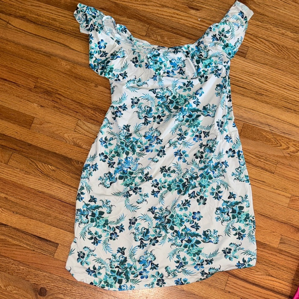 Tommy Bahama Floral Off-Shoulder Dress